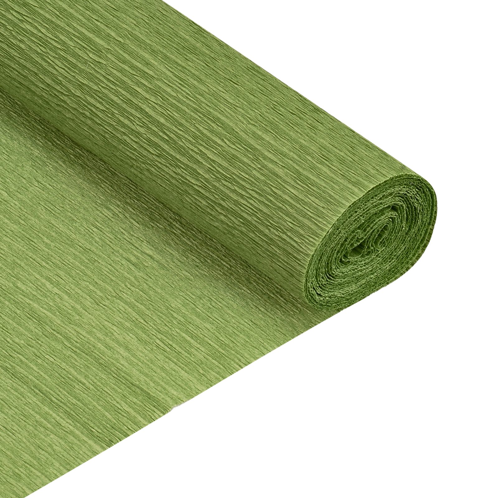 Crepe Paper Roll Crepe Paper Decoration 7.5ft Long 20 Inch Wide, Olive Green